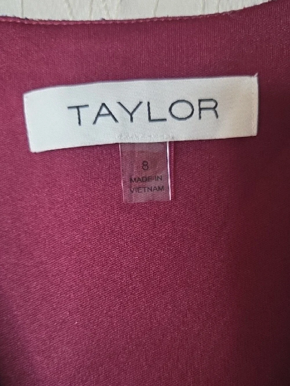 Taylor‎ Multi-Tone Purple Bouclé Long-Sleeve Dress